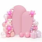 Capa para Arco de Casamento LEBENGURU Rosa empoeirada em spandex 183-220 cm