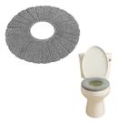 Capa para Assento Sanitário Macia com Elástico para Conforto Térmico no Banheiro