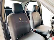 Capa para Banco Couro Renault Sandero Stepway 2015 Encosto traseiro Inteiro