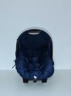 Capa Para Bebe Conforto Com Capota MicroPercal 200 Fios 2 Peças Acolchoada Azul Marinho