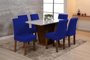 Capa Para Cadeira Jantar Para Mesa 8 Lugares Promoção