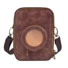 Capa para câmera Rieibi Mini EVO Retro PU Leather Coffee Color Capa para câmera Rieibi Mini EVO Retro PU Leather Coffee Color