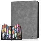 Capa para cards MewVeer para top loader, 252 bolsos, cinza