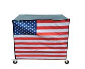 Capa para carrinho de refrigeração rolante impermeável de 80 Qt American Flag