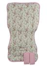 Capa para carrinho - floral rosa com bege nova