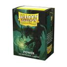 Capa para cartas Dragon Shield Matte Dual: Power 100 Metallic Green