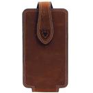 Capa para celular ARIAT unissex de couro adulto marrom