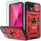 Capa para Celular ATUMP REVVL 7 5G Antichoque Vermelha com Suporte