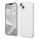 Capa para celular elago compatível com iPhone 14 Plus branca de silicone
