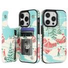 Capa para celular HAOPINSH iPhone 14 Pro 6.1", carteira de couro PU