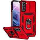 Capa para celular M MAIKEZI Galaxy S21 Magnetic Kickstand Red