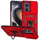 Capa para celular M MAIKEZI Motorola Edge 2024 vermelha de camada dupla