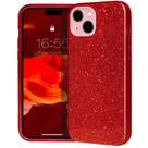 Capa para celular MATEPROX iPhone 15 6.1" Red Sparkle