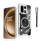 Capa para celular NOUKAJU para OnePlus 15, magnética, resistente a impactos, branca