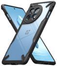 Capa para celular Ringke Fusion-X compatível com OnePlus 12R preta