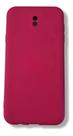 Capa Para Celular Samsung Silicone Aveludada J7 Pro Cores Vermelho Lisa