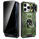 Capa para celular VEGO iPhone 15 Pro Max 6,7" Verde Exército