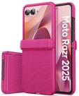 Capa para celular Vihibii Motorola Razr 2025 Slim Hinge rosa