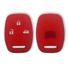 Capa Para Chave Canivete 3 Botões Honda - Vermelho
