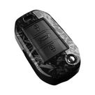 Capa Para Chave De Carro Estilo Fibra De Carbono ABS Para Peugeot Citroen Opel 208 308 508 2008 3008 Capa Para Chave De Carro Estilo Fibra De Carbono ABS Para Peugeot Citroen Opel 208 308 508 2008 3008