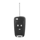 Capa para chave de carro KIMISS de 3 botões Flip Key Fob Capa Shell Capa para chave de carro KIMISS de 3 botões Flip Key Fob Capa Shell