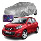 Capa Para Cobrir Carro Nissan March Impermeável com Forro Central AntiUV