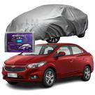 Capa Para Cobrir Carro Prisma Sedan Impermeável AntiUv Com Forro Central