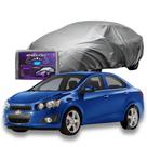 Capa Para Cobrir Carro Sonic Sedan Impermeável Com Forro Central