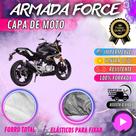 Capa para Cobrir Moto BMW G310R 100% Forrada Forro Total Armada Force 100% Impermeável Forro Total Protege Sol Chuva Poeira Lona Proteção Automotiva