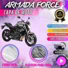 Capa para Cobrir Moto YAMAHA XJ6n 100% Forrada Forro Total Armada Force 100% Impermeável Forro Total Protege Sol Chuva Poeira Lona Proteção Automotiva