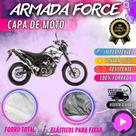 Capa para Cobrir Moto YAMAHA XT660 100% Forrada Forro Total Armada Force 100% Impermeável Forro Total Protege Sol Chuva Lona Proteção Automotiva