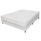 Capa para Colchão Queen Branca em Malha 100% Algodão Alta Gramatura 160 g/m² Arrumadinho Enxovais