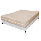 Capa para Colchão Queen Nude em Malha 100% Algodão Alta Gramatura 160 g/m² Arrumadinho Enxovais