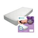 Capa para colchao solteiro impermeavel antiacaro violeta 190 x90x20 cm branco tam s Capa para colchao solteiro impermeavel antiacaro violeta 190 x90x20 cm branco tam s