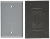 Capa para dispositivo TayMac BC100S à prova de intempéries cinza, 1 módulo