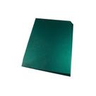 Capa para encadernação Ofício Verde PP Couro 0,30mm 100un