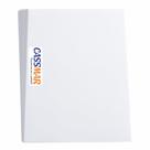 Capa Para Encadernação Pvc A4 Branco Fundo Camurça 100un