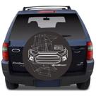 Capa Para Estepe Ecosport Flash Acessórios - Ca002