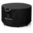 Capa para fire pit QH.HOME redonda 91 cm impermeável e resistente a rasgos Capa para fire pit QH.HOME redonda 91 cm impermeável e resistente a rasgos