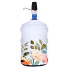 Capa para Galão de Água 20L Invertido Estampa 005 Floral Aquarelado
