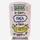 Capa Para Galão de Água Queira o Bem Faça o Bem o Resto Vem 20 Litros Novadecora Capa Para Galão de Água Queira o Bem Faça o Bem o Resto Vem 20 Litros Novadecora