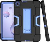 Capa para Galaxy Tab A 8.4 2020, resistente, robusta, híbrida, à prova de choque, capa de proteção contra quedas com suporte para Samsung Galaxy Tab A 8.4 2020 modelo SM-T307 (1 preto+azul)