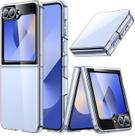Capa para Galaxy Z Flip7 FE 2025 Z Flip 6 2024 Case Estojo Rígida de PC Transparente, Capinha Protetora Fina Anti-Riscos