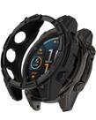 Capa para Garmin Fenix 8 51 mm AMOLED com TPU preta Capa para Garmin Fenix 8 51 mm AMOLED com TPU preta