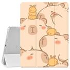 Capa para iPad 10.2" (7ª, 8ª e 9ª Geração) - Estampa Fofa de Capivara JOYLAND
