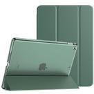 Capa para iPad 10.2 Capa rígida TiMovo Slim para PC com suporte verde