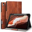 Capa para iPad Air Antbox 2024 11"/10,9" em material vegano marrom
