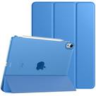 Capa para iPad Air de 11 polegadas TiMovo Blue Wave translúcida traseira