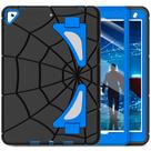 Capa para iPad Nitupai de 9ª geração preta+azul, silicone rígido para PC de 10,2 polegadas