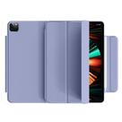 Capa para iPad Pro 12.9" 4ª A2229/ 5ª A2378 M1/ 6ª A2436 M2 Capinha Smart Case Fixação Magnética Espaço p Caneta c Alça Proteção Anti Risco Ultra Slim